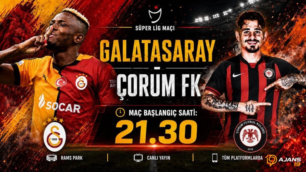 Aslan'ın Kupadaki Rakibi Kim Oldu? Galatasaray-Çorum FK Maç Günü ve Saati Belli Oldu!