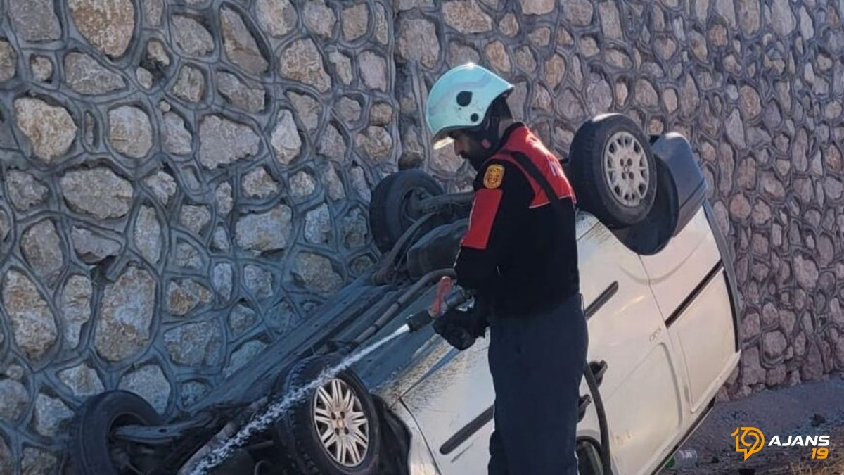 Çorum'da Facianın Eşiğinden Dönüldü: Araç Takla Attı, 4'ü Çocuk 6 Yaralı!