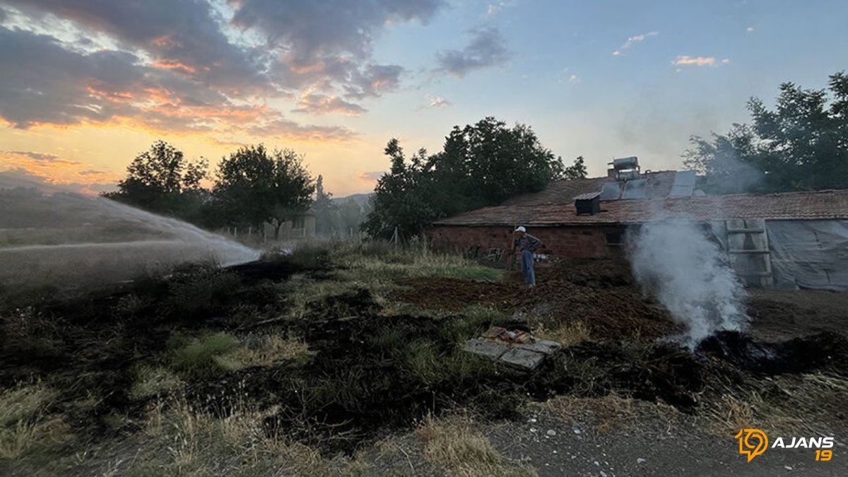 Osmancık'ta Korkutan Alevler: Ot Yangını Ekipleri Harekete Geçirdi!