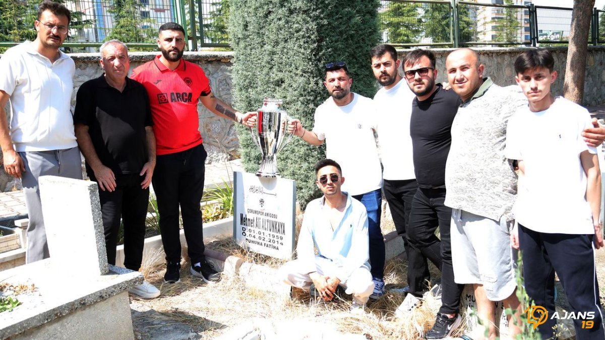 Amigo Mehmet Ali’nin mezarına kupalı ziyaret